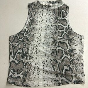 Cute snakeskin top